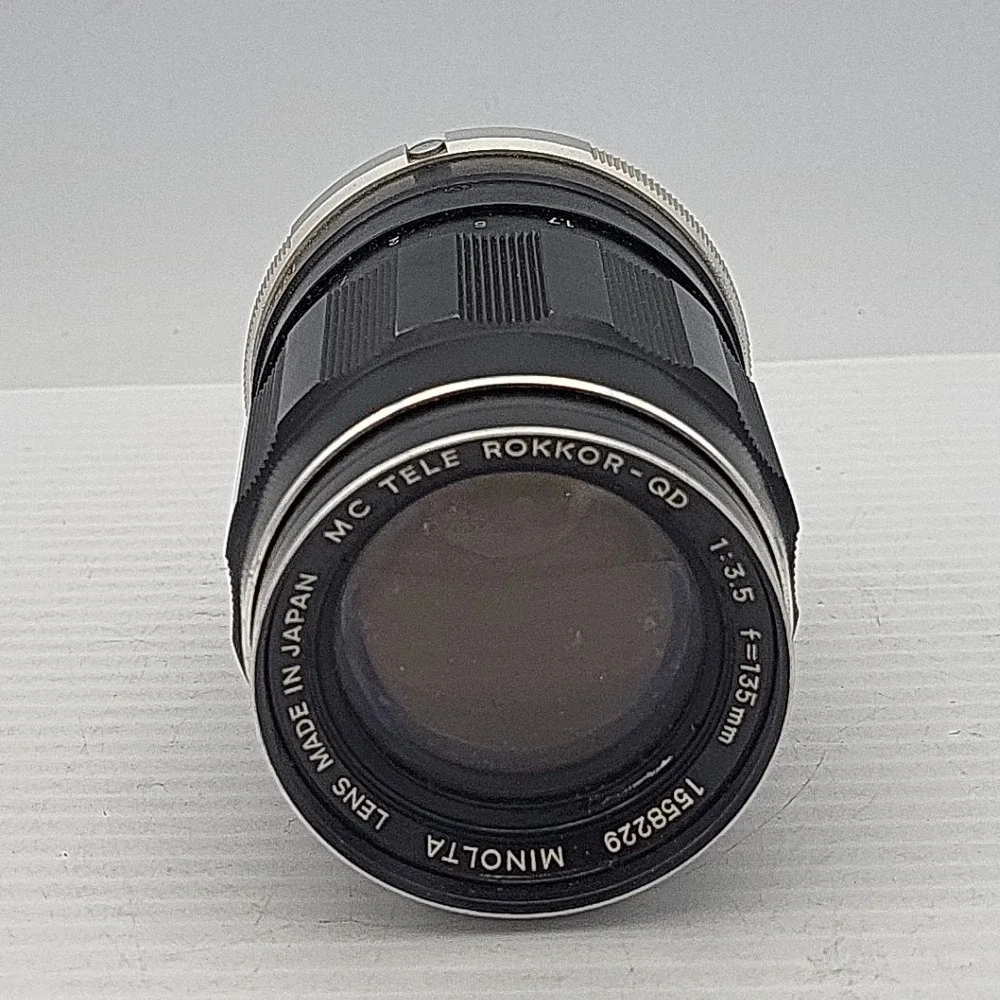 Minolta MC Tele Rokkor-QD 135mm F3.5 Lens‎ With Case